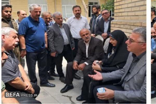 نماینده وزیر جهاد کشاورزی با خانواده فعال محیط‌زیست جان‌باخته سنندجی دیدار کرد