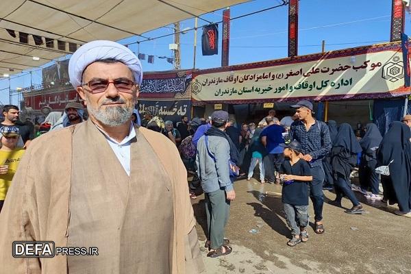 برپایی موکب اوقاف و امور خیریه مازندران در شهر مقدس سامرا