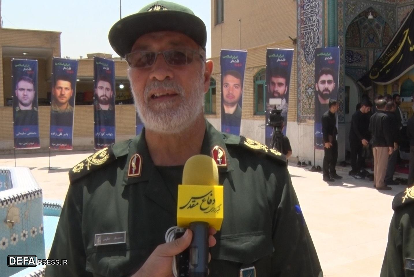 سردار عظیمی: مرز‌های کشور با آمادگی کامل تحت کنترل نیروی زمینی سپاه است