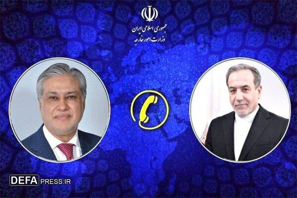 تاکید وزاری خارجه ایران و پاکستان بر ارسال فوری کمک‌های بشردوستانه به غزه
