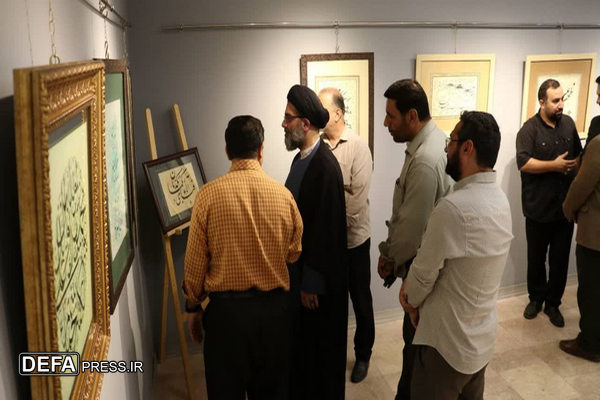 افتتاح نمایشگاه تجسمی «سوره فتح» در گلستان