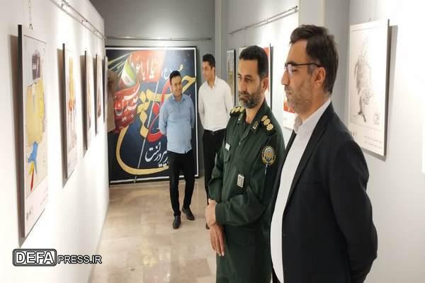 بازدید مدیرکل حفظ آثار استان گلستان از نمایشگاه سوره فتح