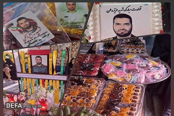مراسم تولد شهید مرتضی جمالی؛ نمادی از عشق و ارادت مردم به شهدا
