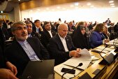 حضور قالیباف و هیات پارلمانی ایران در مراسم افتتاحیه ششمین کنفرانس رؤسای مجالس جهان