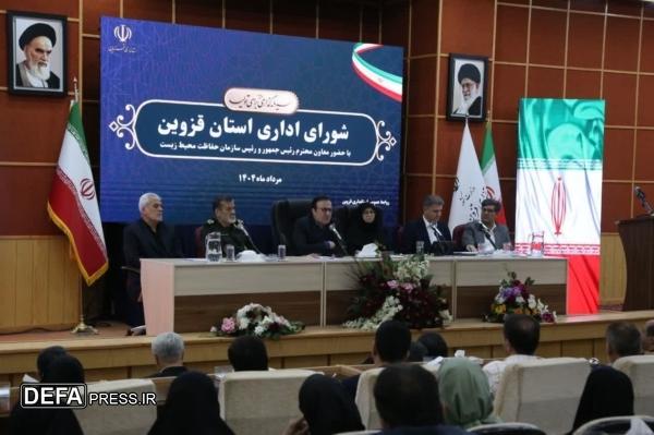 تأکید رئیس سازمان حفاظت محیط زیست بر احیای باغستان سنتی و مقابله با کانون‌های گردوغبار در قزوین