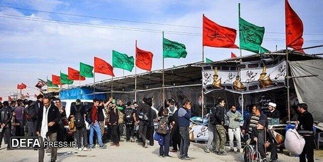 خدمت رسانی ۱۴۳ موکب قمی به زائران پیاده اربعین