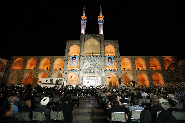 تصاویر/ گرامیداشت چهلمین روز شهدای اقتدار در حسینیه ایران
