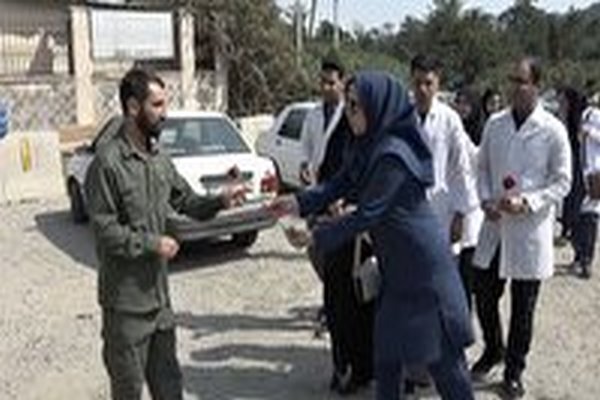 قدر دانی جمعی از جامعه پزشکی از نیرو های ایست و بازرسی استان
