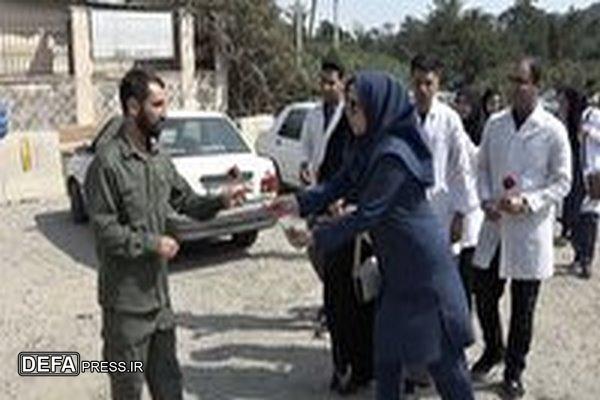 قدر دانی جمعی از جامعه پزشکی از نیرو های ایست و بازرسی استان