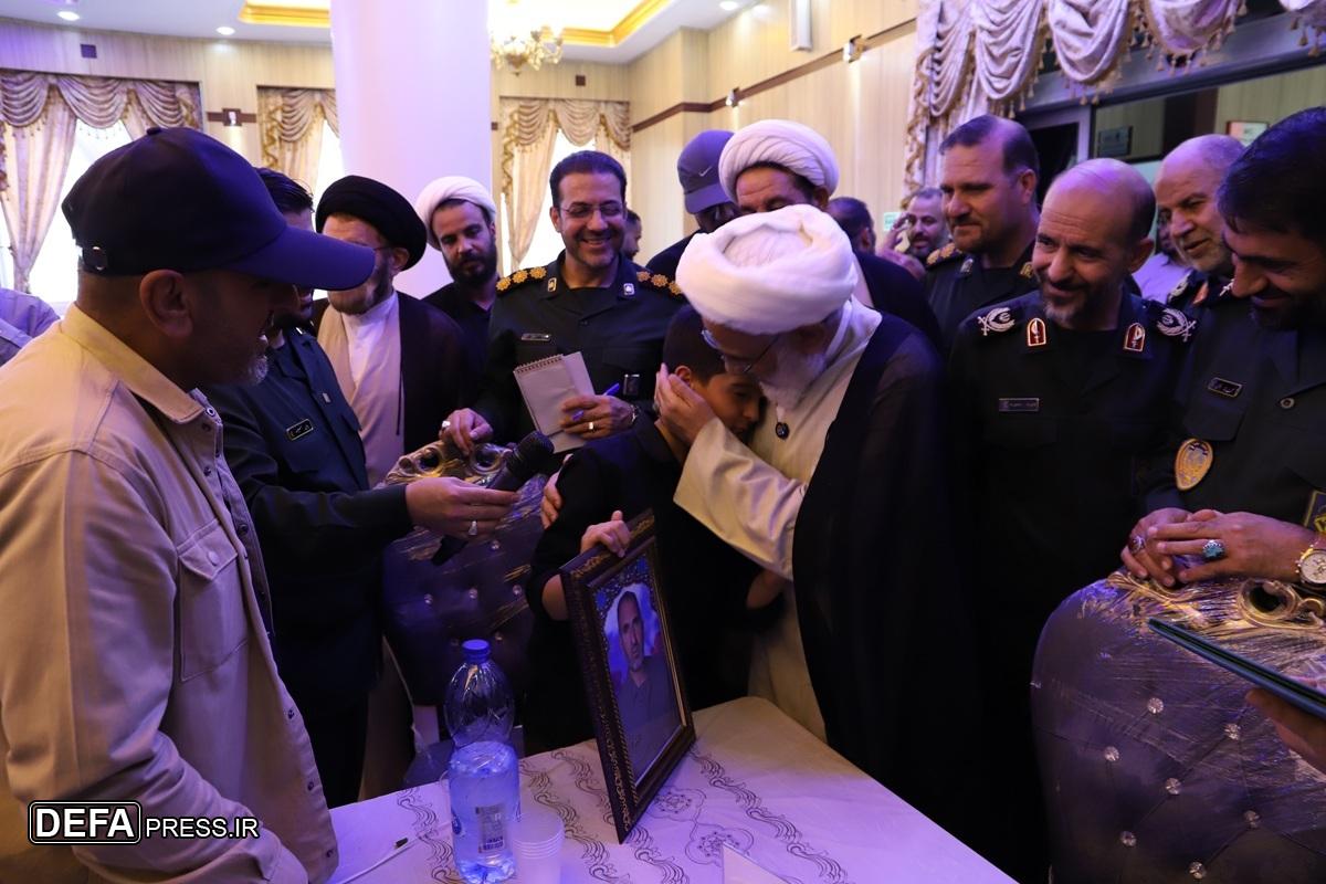 دیدار  حجت‌الاسلام حاجی‌صادقی با خانواده شهدای اقتدار در استان لرستان