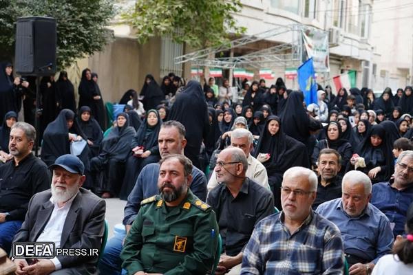 مراسم بزرگداشت شهیده پاسدار فاطمه صالحی با حضور گسترده مردم برگزار شد