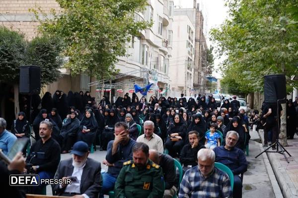 مراسم بزرگداشت شهیده پاسدار فاطمه صالحی با حضور گسترده مردم برگزار شد