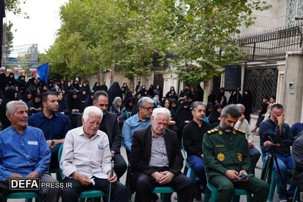 مراسم بزرگداشت شهیده پاسدار فاطمه صالحی با حضور گسترده مردم برگزار شد