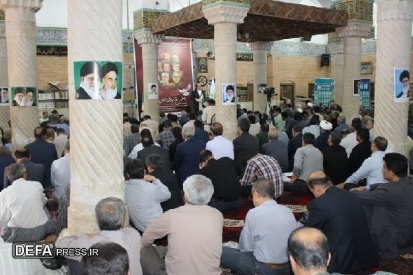 مراسم بزرگداشت اربعین شهدای اقتدار در کردستان برگزار شد