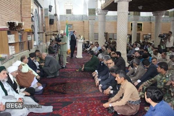 مراسم بزرگداشت اربعین شهدای اقتدار در کردستان برگزار شد