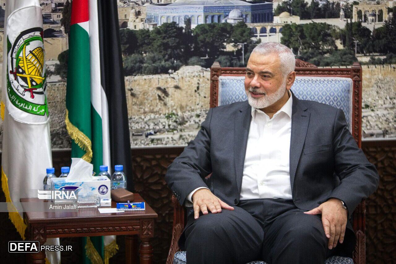 حماس: شهادت «اسماعیل هنیه» نشان داد رهبران مقاومت در قلب نبرد قرار دارند