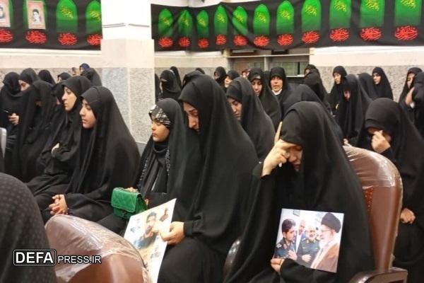 مراسم اربعین شهدای اقتدار در حوزه علمیه فاطمیه خرم‌آباد برگزار شد