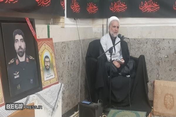 مراسم اربعین شهدای اقتدار در حوزه علمیه فاطمیه خرم‌آباد برگزار شد
