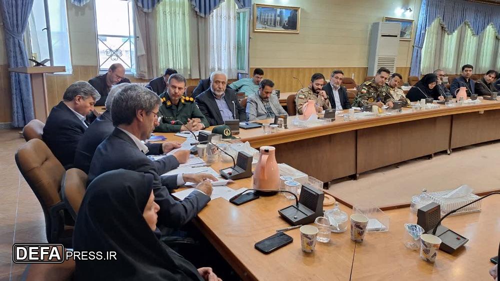 شورای هماهنگی برپایی برنامه‌های هفته دفاع‌مقدس در اردبیل برگزار شد