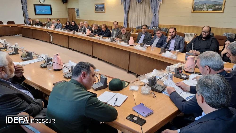 شورای هماهنگی برپایی برنامه‌های هفته دفاع‌مقدس در اردبیل برگزار شد