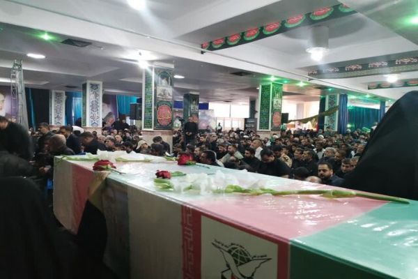 پیکر شهید سرهنگ «رحیم محمدی» در کرمان تشییع شد