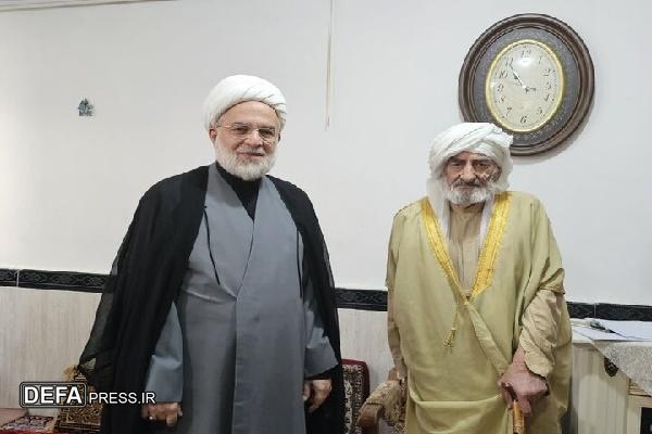 نماینده ولی‌فقیه در کردستان با عالم برجسته اهل‌سنت استان دیدار کرد
