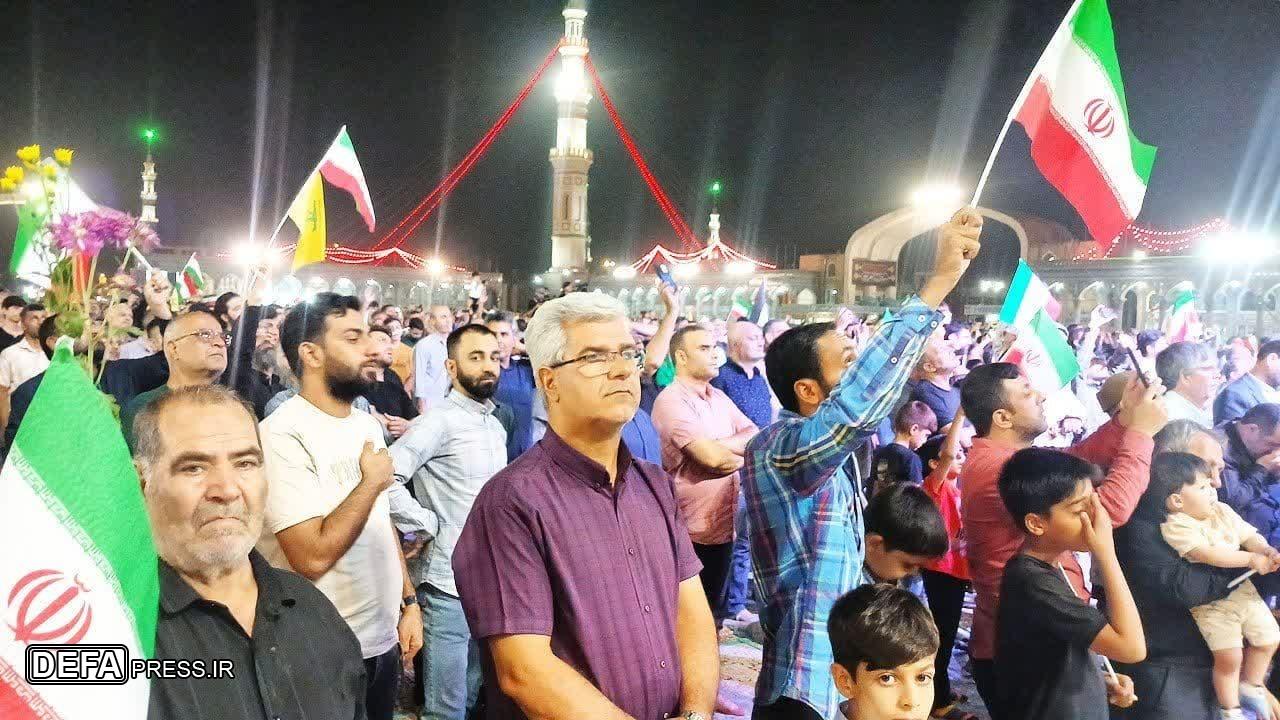 طنین انداز شدن فریاد «ای لشکر صاحب زمان» در مسجد جمکران