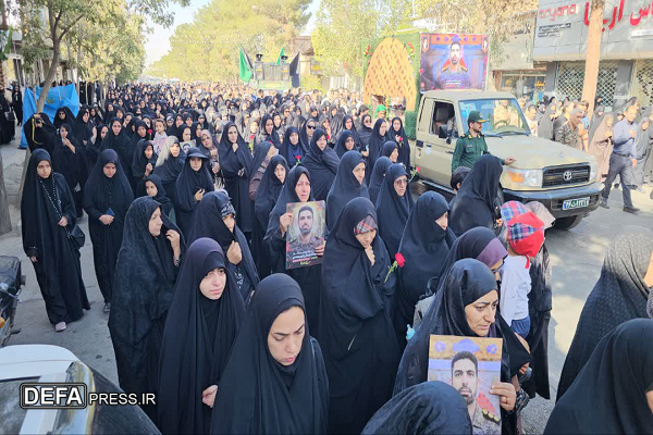مراسم باشکوه تشییع شهید «رحیم محمدی» در زرند برگزار شد+تصاویر