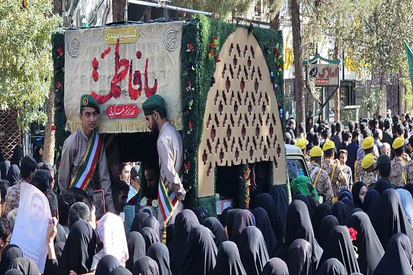 مراسم باشکوه تشییع شهید «رحیم محمدی» در زرند برگزار شد+تصاویر