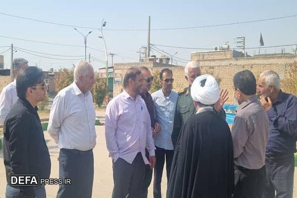 آئین جانمابی ساخت یادمان شهید گمنام در شهر منتظران دزفول