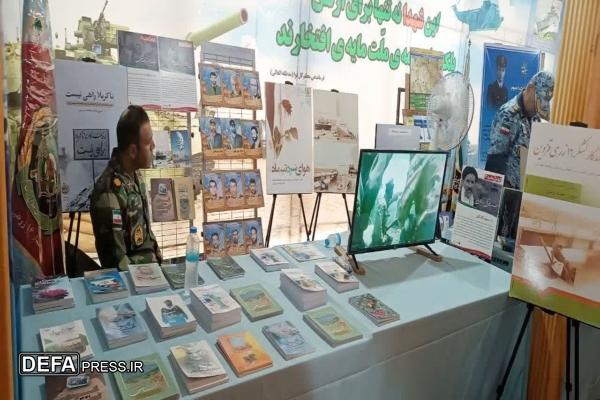 درخشش غرفه لشکر ۱۶ زرهی قزوین در نمایشگاه «روایت پرچم‌داران»