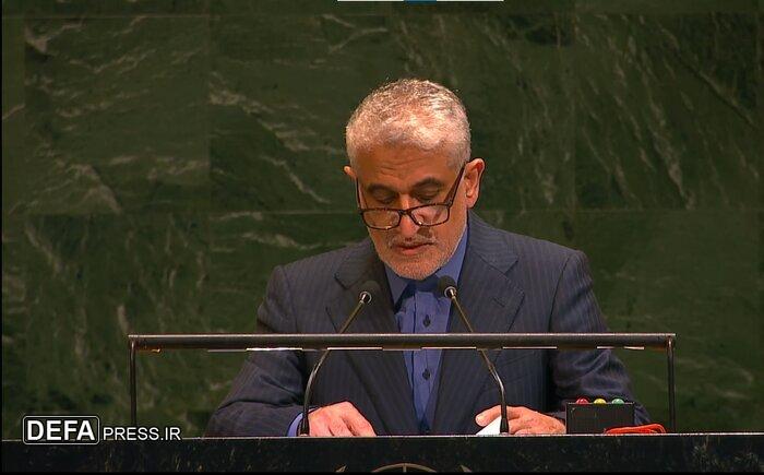 سفیر ایران: جامعه جهانی بی‌ابهام خواستار پاسخگویی ناقضان حقوق بین‌الملل شود