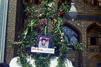 فیلم/ تشییع پیکر مطهر سردار شهید «محمود کاوه» در مشهدالرضا (ع)