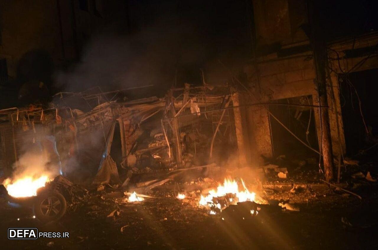انفجار خودرو در شهر حلب سوریه