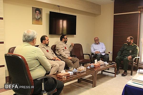 جلسه اتاق رئیس خادم الشهدا+ تصاویر