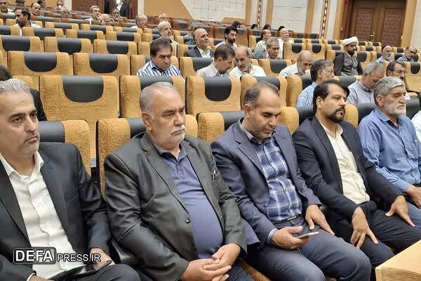 برگزاری آیین تکریم و معارفه مسئول دفتر نمایندگی حفظ آثار دفاع مقدس شهرستان گناباد+ تصاویر