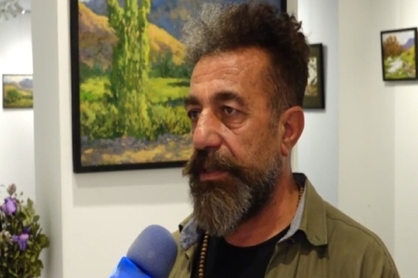 نمایشگاه هنرمند کردستانی در گالری سینما بهمن سنندج برپا شد