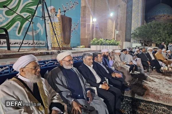 حضور معاون فرهنگی، اجتماعی و زیارت استانداری خراسان رضوی در برنامه‌های هفته وحدت تربت جام