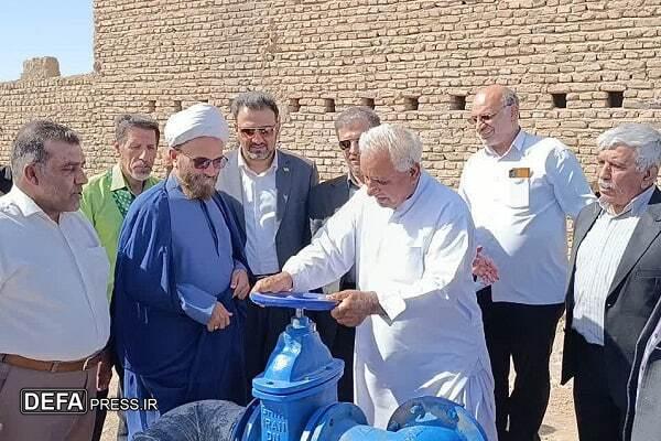 بهره‌برداری از طرح لوله‌گذاری ۲۶ حلقه چاه کشاورزی در سرخس