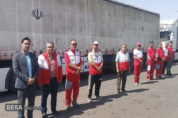 ارسال نخستین محموله کمک‌های جمعیت هلال احمر به افغانستان