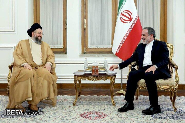 تاکید عمار حکیم و عراقچی بر تقویت همکاری‌های دوجانبه