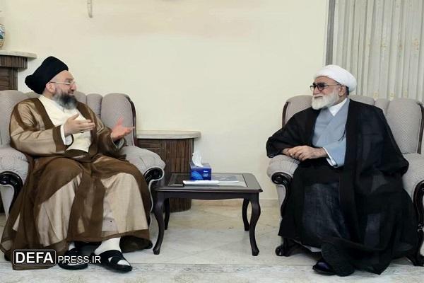 سید عمار حکیم با تولیت آستان قدس رضوی دیدار کرد