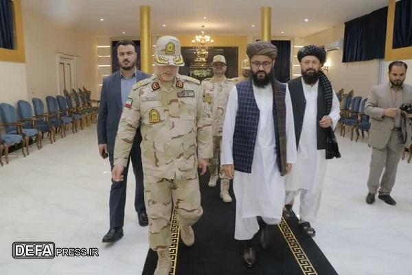 دیدار فرمانده مرزبانی خراسان رضوی با سرکنسول افغانستان در مشهد+ تصاویر