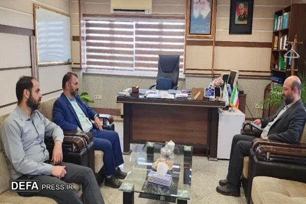 تأکید بر گسترش همکاری بسیج رسانه و مخابرات مازندران