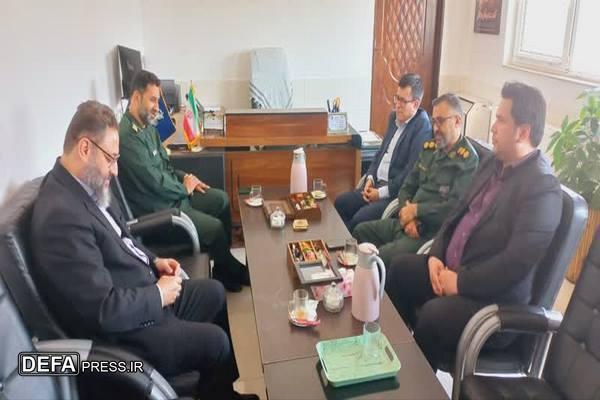 مدیر کل حفظ آثار استان گلستان با فرماندار گمیشان دیدار و گفت و گو کرد