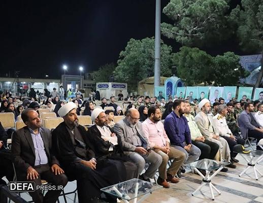 اولین یادواره شهدای اقتدار فراجا در آستان مقدس امامزاده بی‌بی سکینه (س) برگزار شد
