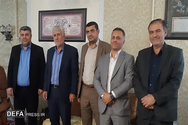 دیدار صمیمی فرماندار ساوجبلاغ با خانواده‌های شهدا و جانباز دوران دفاع مقدس