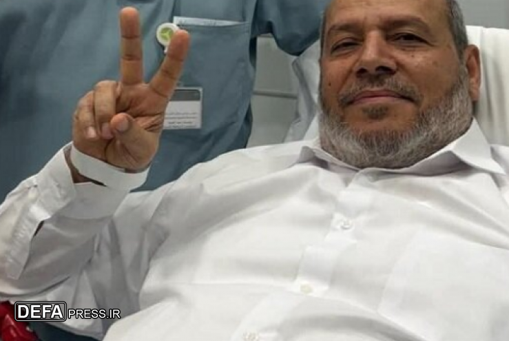 اولین تصویر از خلیل الحیه رهبر ارشد حماس بعد از ترور ناموفق