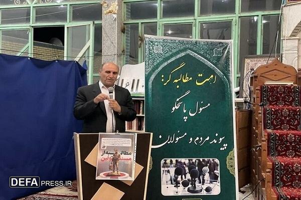 درمنان: اعتماد بین مردم و مسئولین از ارکان اصلی پایداری و موفقیت هر جامعه است