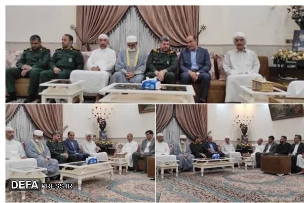 دیدار مسئولان با خانواده شهید امنیت «احمد عبدالله زاده» در نخل تقی